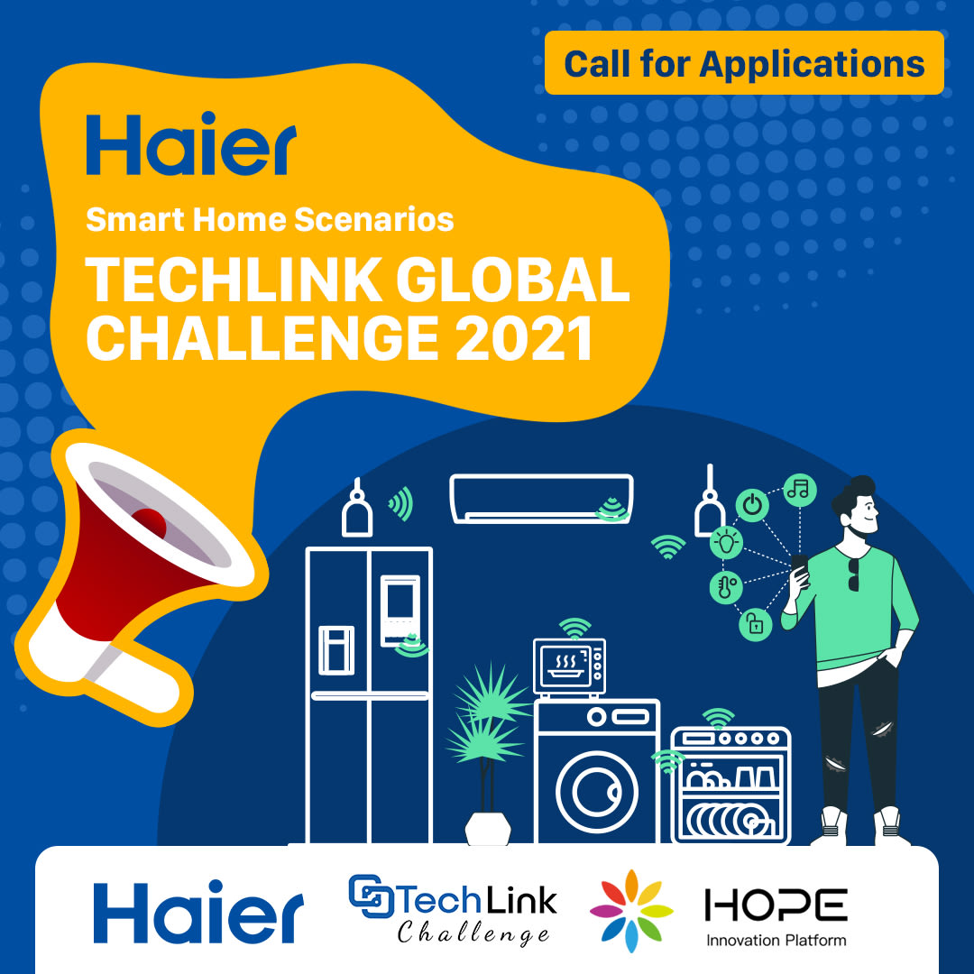 Seeking Smart Sensing Technologies for Smart Home and Appliances - Haier's Techlink Challenge 2021