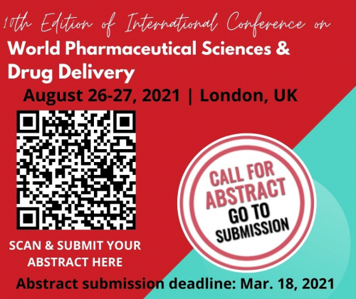 10th Edition of International Conference on World Pharmaceutical Sciences & Drug Delivery