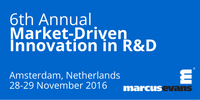 6th Annual Market-Driven Innovation in R&D, Amsterdam (NL)